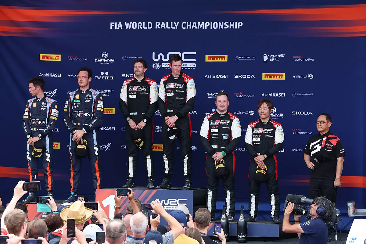 Evans and TOYOTA GAZOO Racing score another fine Finnish victory