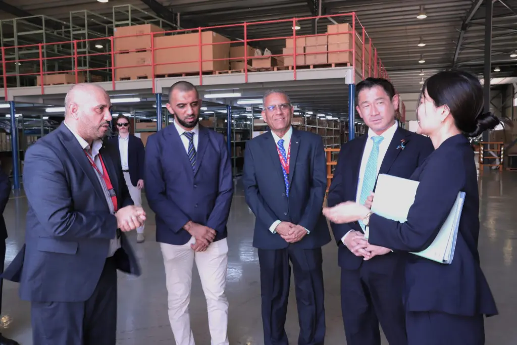A Delegation from Japan’s Ministry of Foreign Affairs Visits Toyota Libya’s Headquarters in Misrata 21 06 IMG 8802