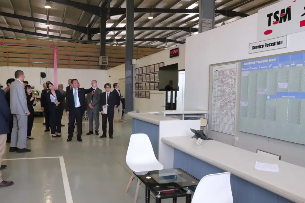 A Delegation from Japan’s Ministry of Foreign Affairs Visits Toyota Libya’s Headquarters in Misrata 23 08 IMG 8838